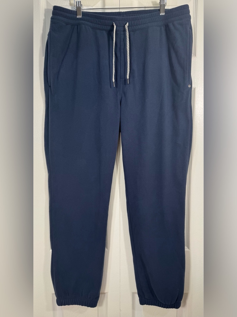 Vuori Transit Fleece Jogger Pants Navy Blue XL Soft Athletic Lounge worn once!